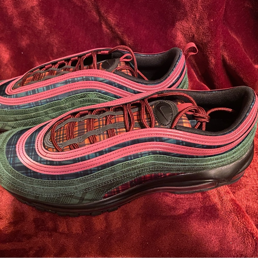 Men's Multicolor Plaid Sneakers